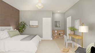 Rustic, Transitional Living Room by Havenly Interior Designer Gabriela