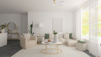 Contemporary Living Room by Havenly Interior Designer Barbara