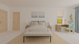 Coastal Bedroom by Havenly Interior Designer Valeria