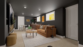 Contemporary Living Room by Havenly Interior Designer Dinah