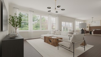 Modern, Industrial Living Room by Havenly Interior Designer Sarah