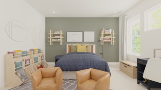 Eclectic Bedroom by Havenly Interior Designer Amber