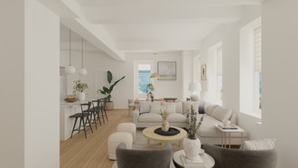 Modern, Minimal, Classic Contemporary Living Room by Havenly Interior Designer Angie