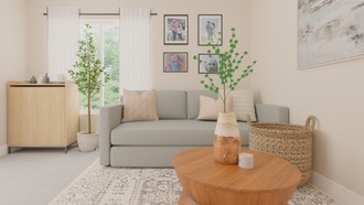 Transitional, Scandinavian Living Room by Havenly Interior Designer Sofia