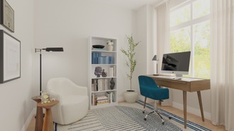 Transitional Office by Havenly Interior Designer Juliana