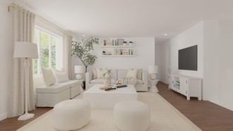 Contemporary, Farmhouse Living Room by Havenly Interior Designer Mika