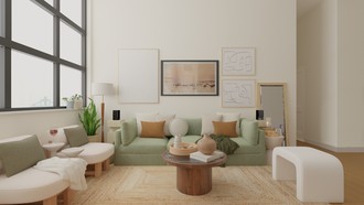 Coastal Living Room by Havenly Interior Designer Ivan