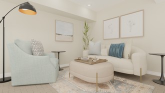 Classic, Coastal Living Room by Havenly Interior Designer Amber