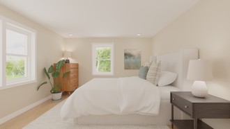 Bohemian, Midcentury Modern Bedroom by Havenly Interior Designer Morgan