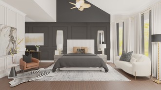 Modern, Eclectic, Glam Bedroom by Havenly Interior Designer Rocio