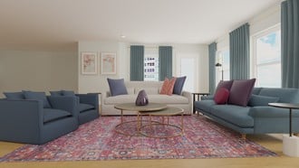 Classic, Glam Living Room by Havenly Interior Designer Amber