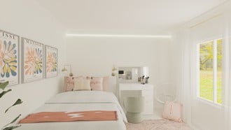 Modern, Bohemian, Glam Bedroom by Havenly Interior Designer Cami