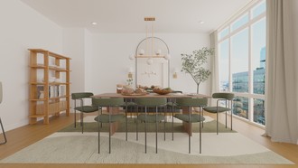 Contemporary, Midcentury Modern Dining Room by Havenly Interior Designer Mika