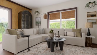 Traditional, Transitional Living Room by Havenly Interior Designer Estrellita
