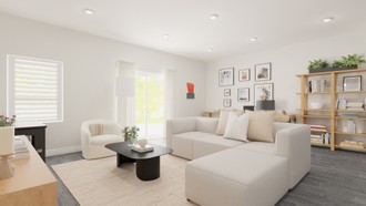 Scandinavian Living Room by Havenly Interior Designer Diego