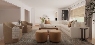Modern, Rustic, Transitional Living Room by Havenly Interior Designer Camila