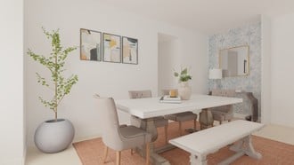 Contemporary Dining Room by Havenly Interior Designer Valeria