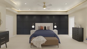 Contemporary, Glam Bedroom by Havenly Interior Designer Gabriela