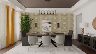Classic, Glam, Traditional Dining Room by Havenly Interior Designer Michelle
