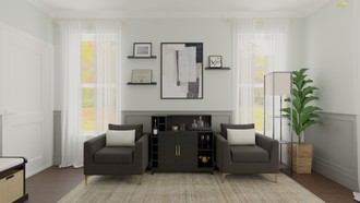 Modern, Transitional Office by Havenly Interior Designer Katelyn