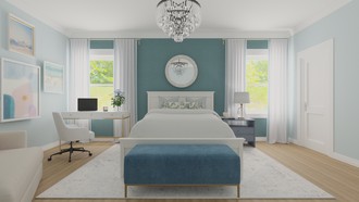 Modern, Classic, Coastal, Traditional, Preppy Bedroom by Havenly Interior Designer Brittany
