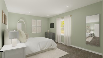 Contemporary, Traditional, Transitional Bedroom by Havenly Interior Designer Brittany