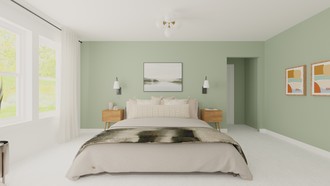 Modern, Transitional, Midcentury Modern, Scandinavian Bedroom by Havenly Interior Designer Cami