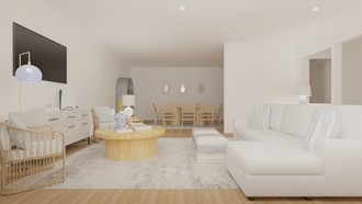 Contemporary, Classic, Coastal Living Room by Havenly Interior Designer Jacqueline