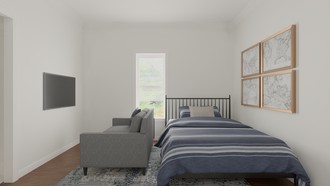 Industrial, Minimal Bedroom by Havenly Interior Designer Allison