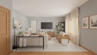 Contemporary Living Room by Havenly Interior Designer Barbara