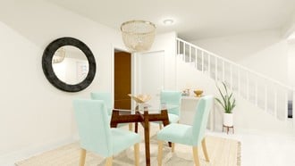Coastal Dining Room by Havenly Interior Designer Ashley