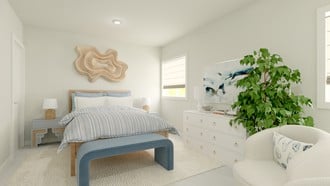 Coastal Bedroom by Havenly Interior Designer Ashley