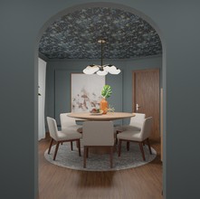 Midcentury Modern Dining Room by Havenly Interior Designer Emeryann
