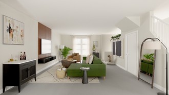 Contemporary Living Room by Havenly Interior Designer Gabriela
