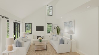 Contemporary, Classic, Coastal, Transitional, Minimal Living Room by Havenly Interior Designer Brittany