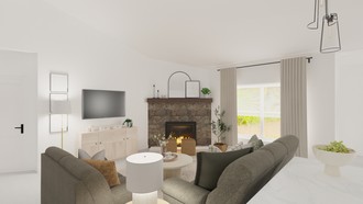  Living Room by Havenly Interior Designer Cami