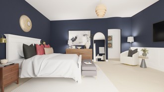 Contemporary, Glam Bedroom by Havenly Interior Designer Lilia