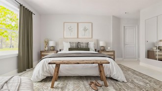 Traditional, Midcentury Modern Bedroom by Havenly Interior Designer Julia