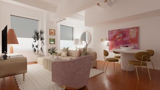 Modern, Eclectic Living Room by Havenly Interior Designer Neha