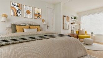 Midcentury Modern Bedroom by Havenly Interior Designer Julieta