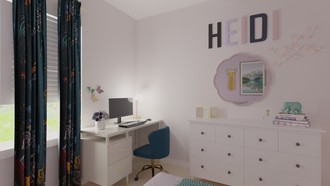 Contemporary, Eclectic, Bohemian Bedroom by Havenly Interior Designer Angela