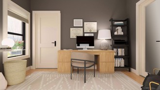 Modern, Midcentury Modern, Minimal Office by Havenly Interior Designer Jessie