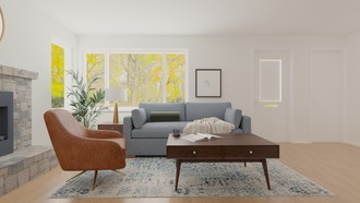 Midcentury Modern Living Room by Havenly Interior Designer Sebastian