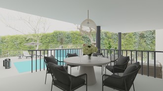 Modern Outdoor Space by Havenly Interior Designer Maria