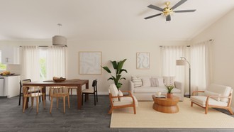 Farmhouse, Southwest Inspired, Minimal Not Sure Yet by Havenly Interior Designer Ana