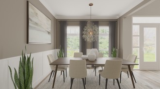 Modern, Classic, Transitional Dining Room by Havenly Interior Designer Mary