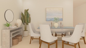 Coastal Dining Room by Havenly Interior Designer Martha