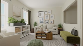 Contemporary, Modern, Minimal Living Room by Havenly Interior Designer Alejandra