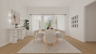 Contemporary, Transitional, Scandinavian Dining Room by Havenly Interior Designer Fatema