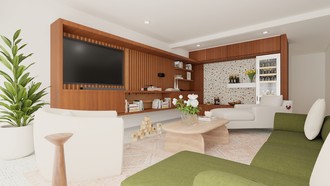 Midcentury Modern Living Room by Havenly Interior Designer Neha